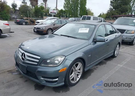 2012 Mercedes-Benz C 250 from USA, damaged, VIN WDDGF4HB5CA668018